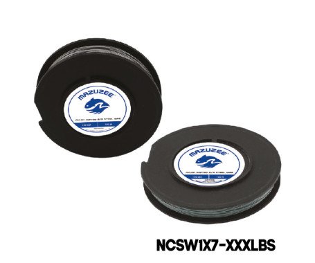 AQUA MARINE - Nylon Coated S.S. Wire (1X7) In 100M Spool